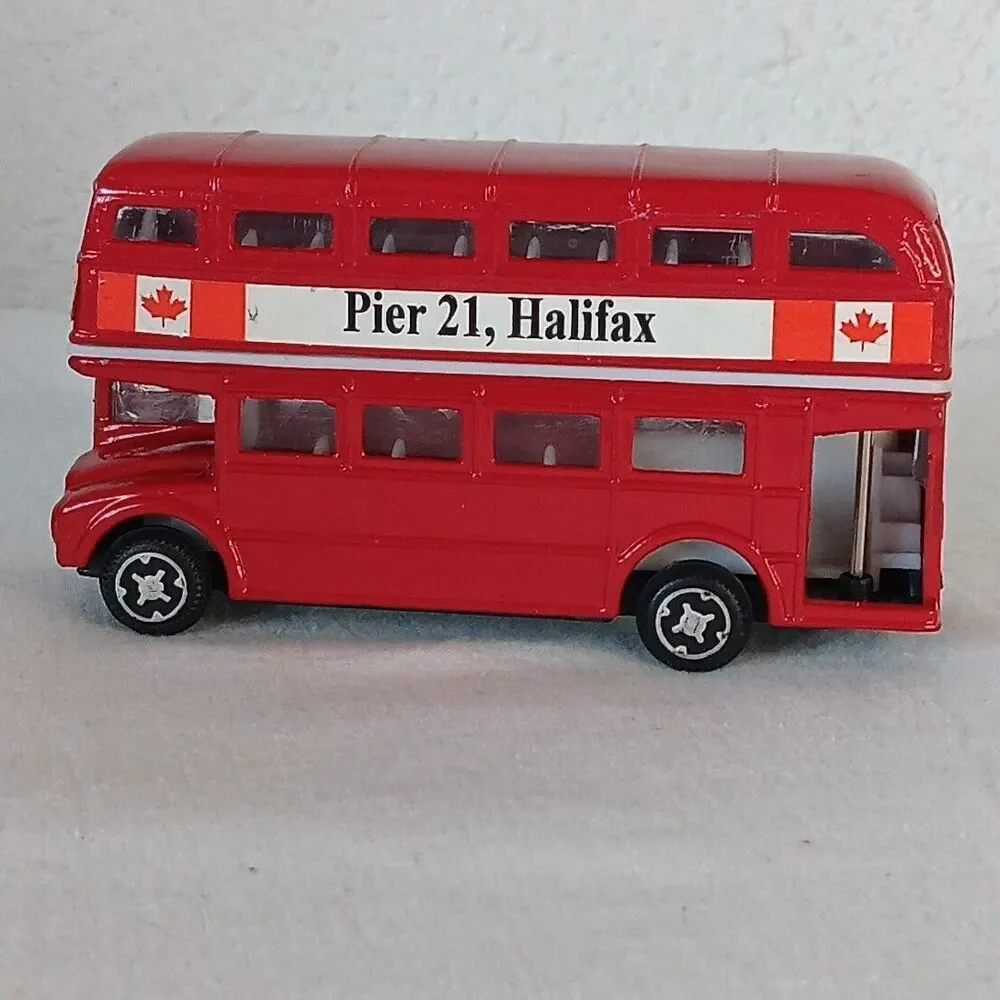 Halifax Canada Double Decker Diecast Red Pier One Imports Souvenir Toy